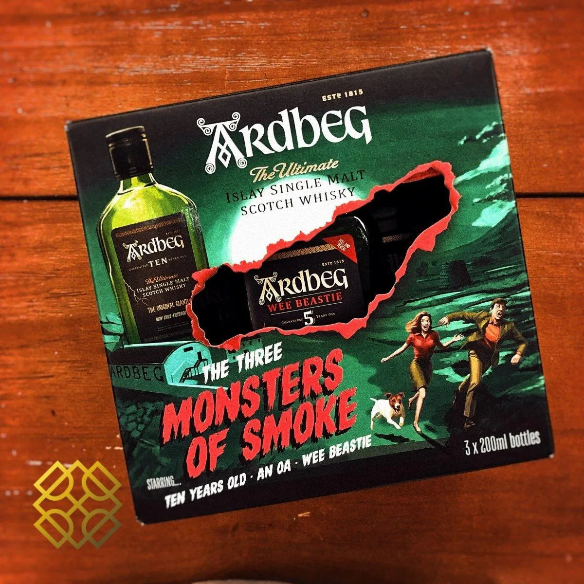 Ardbeg - Monsters of Smoke, Tasting Kit (3 x 200ml) - Scotch Whisky