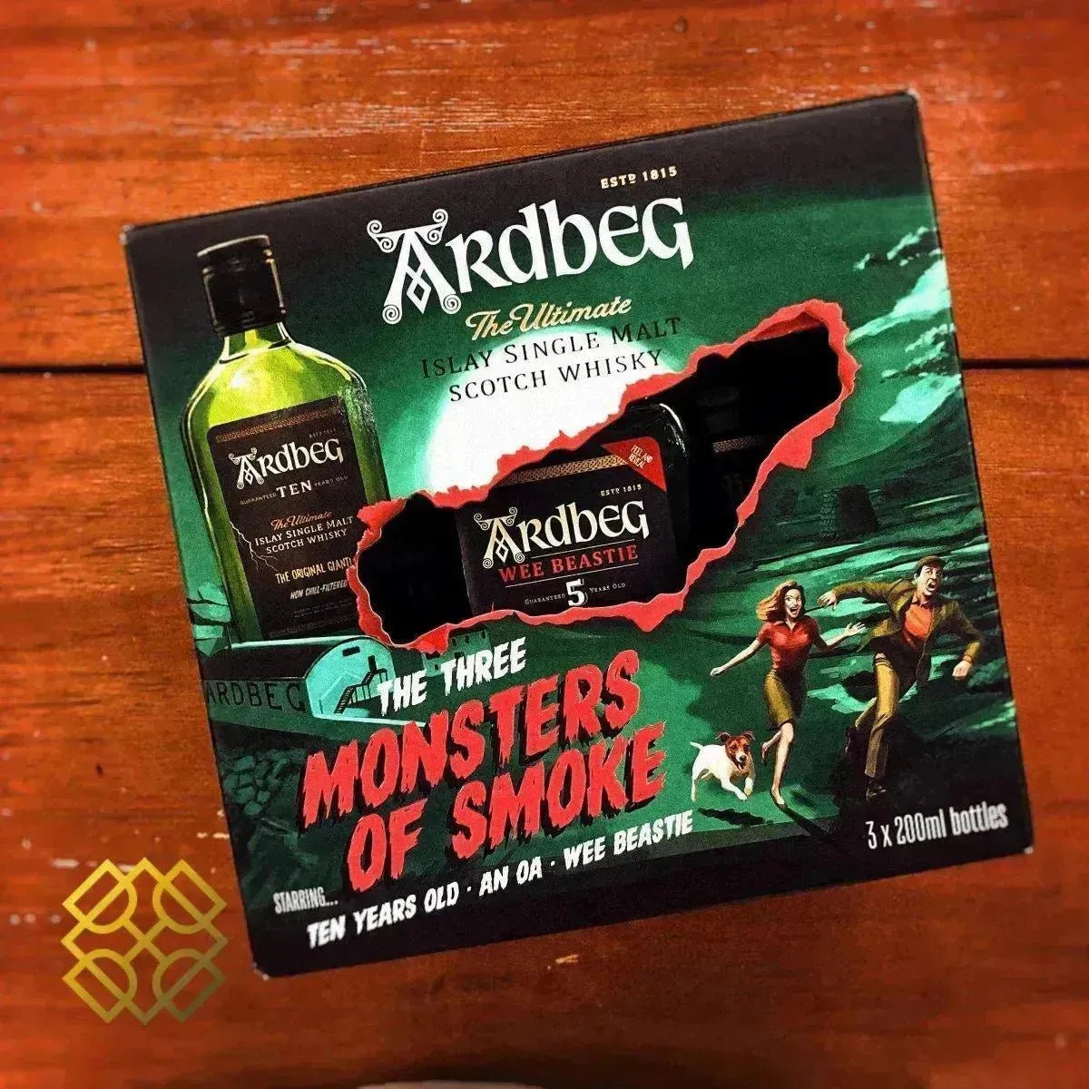 Ardbeg - Monsters of Smoke, Tasting Kit (3 x 200ml) - Scotch Whisky