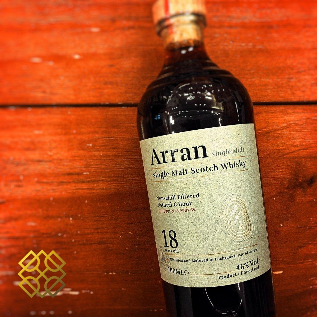 Arran - 18YO, 46% (WB 87.7) - 威士忌 - Country_Scotland - Distillery_Arran - hidden- - -