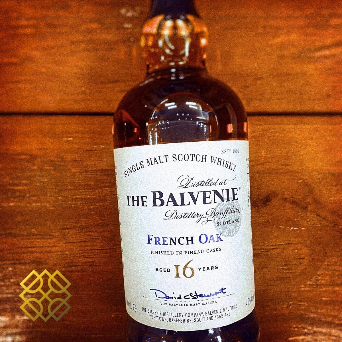 Balvenie - 16YO, French Oak, 47.6%  Type : Single malt whisky 威士忌