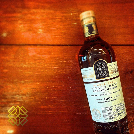 BBR Secret Speyside - 2007/2021, 64.3%  Type: Single malt whisky