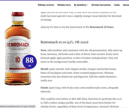 Benromach - 10YO, 43% - Scotch Whisky