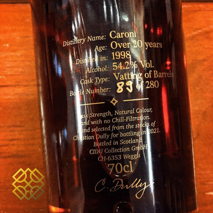 C. Dully Caroni - >20YO, 1998, 54.2% (WF90) - Rum