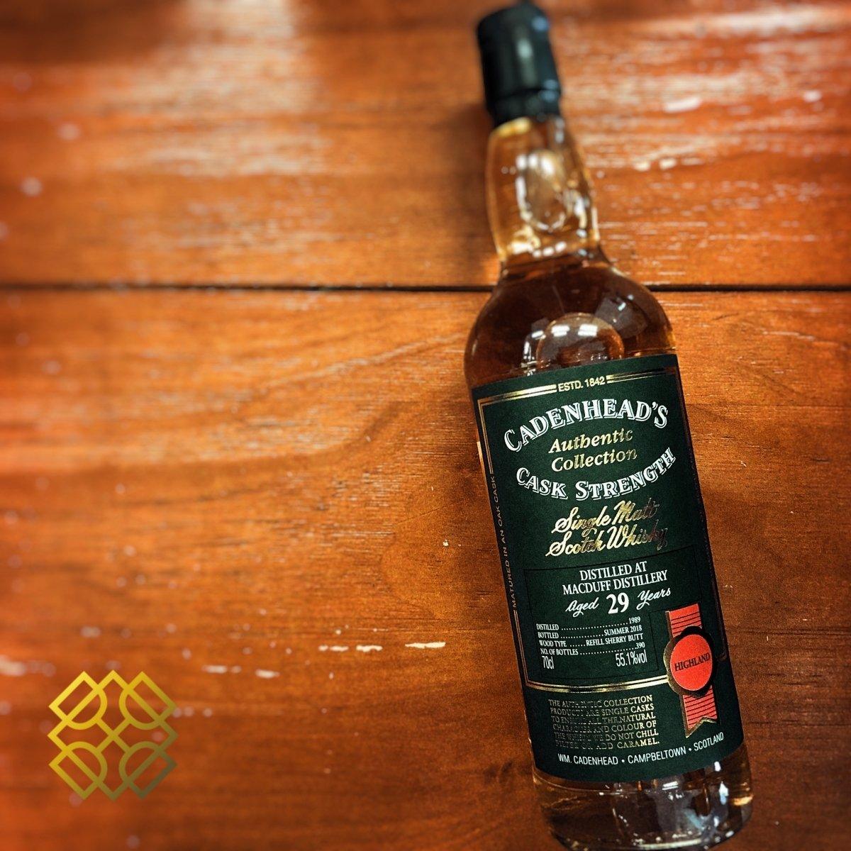 Cadenhead's Macduff - 29YO, Refill Sherry Butt, 1989/2018, 55.1% - 威士忌 - Country_Scotland-Cadenhead's
