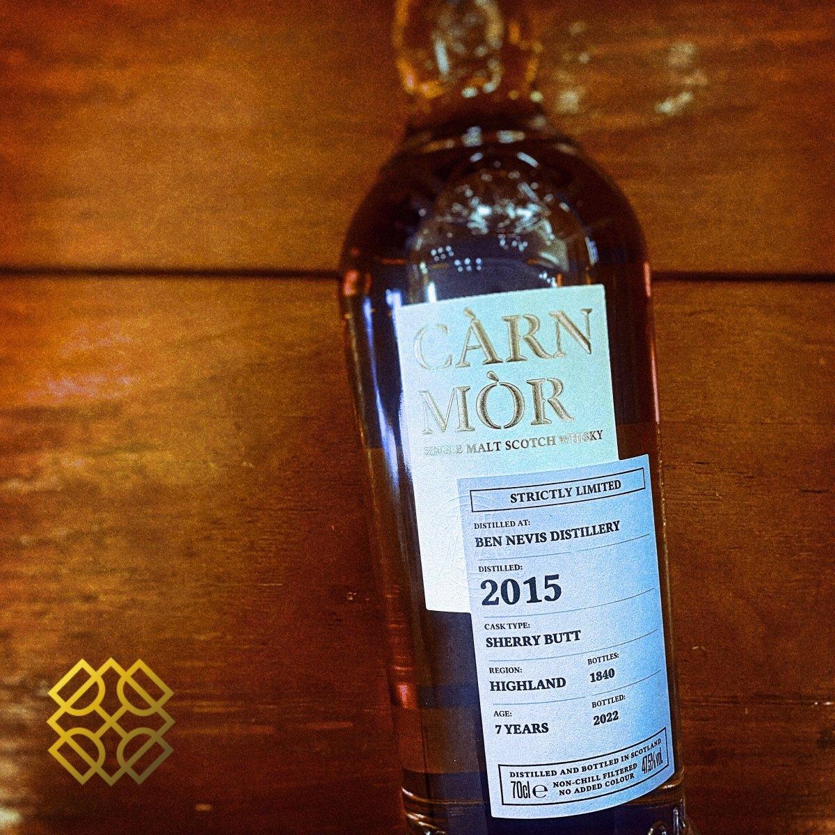 Càrn Mòr Ben Nevis - 7YO, 2015/2022, Sherry butt, 47.5%  Type : Single malt whisky 威士忌