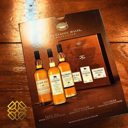 Classic Malts of Scotland Miniature Gift Set - Caol ila, Clynelish, Talisker - Scotch Whisky