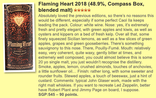 Compass Box - Flaming Heart 2018, 48.9%- Scotch Whisky - Country_Scotland - Distillery_Blended -_Compass Box