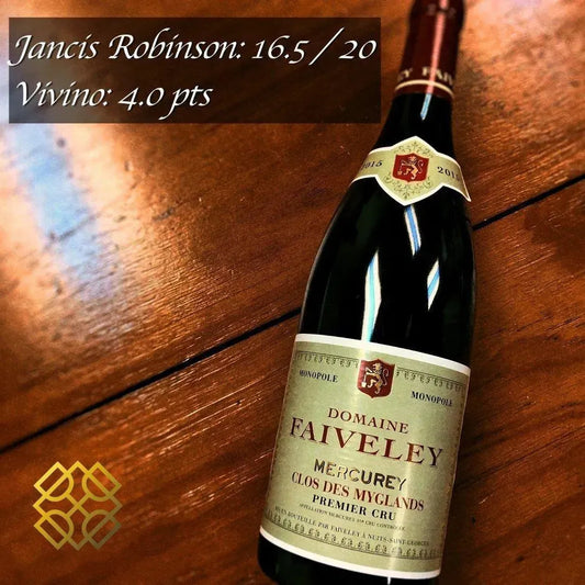 Domaine Faiveley - Mercurey Clos Des Myglands 1er Cru 2015 (JR16.5, VV4.0) - Red Wine - France