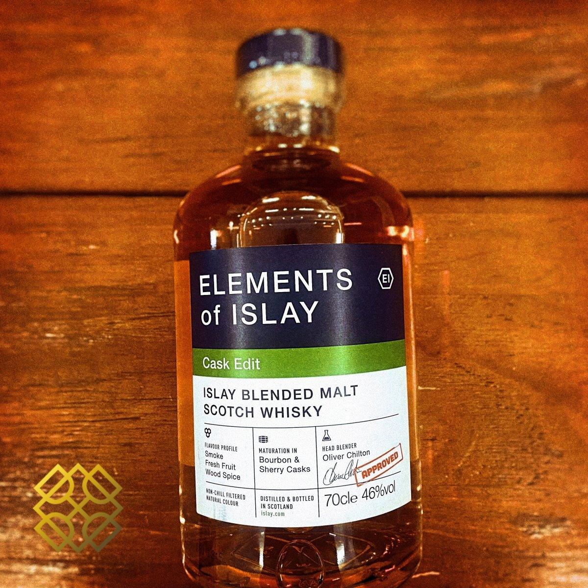 Elements of Islay - Cask Edit (Bourbon + Sherry), 2022 bottled, 46%  Type : Blended malt whisky 威士忌