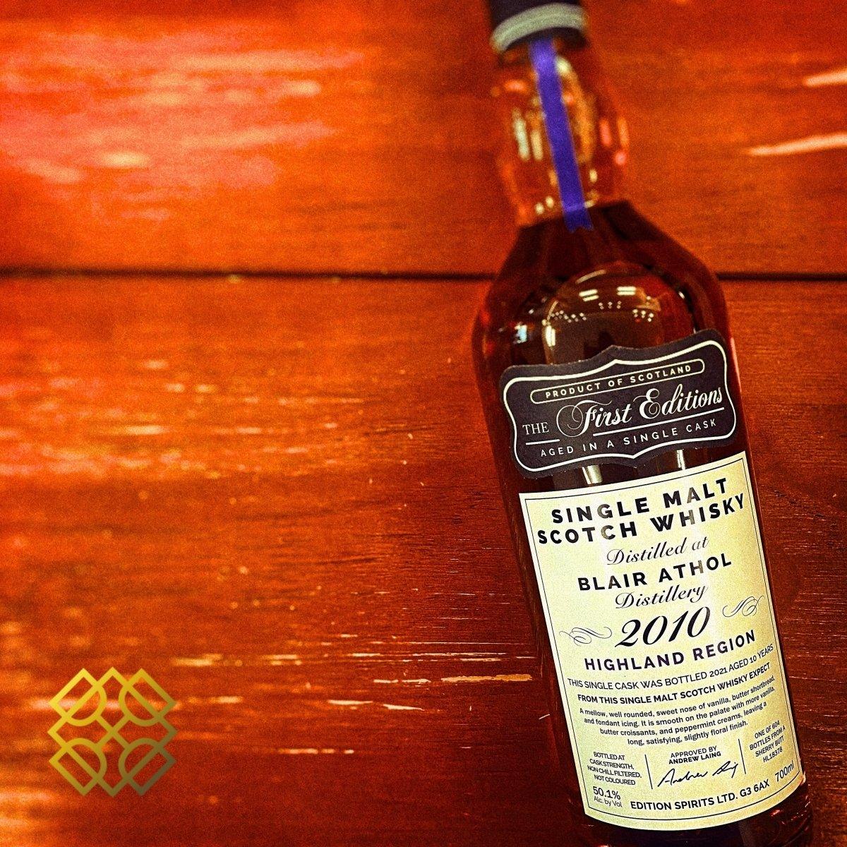 First Editions Blair Athol - 10YO, 2010/2021, 50.1%  Type: Single malt whisky