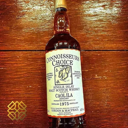 G&M Caol Ila - 1975, Old Map Label, 40.0% - Scotch Whisky
