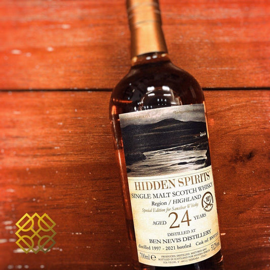 Hidden Spirits Ben Nevis - 24YO, Sansibar 10th Anniversary, 53.2%- 威士忌 - Scotland - Distillery_Ben Nevis