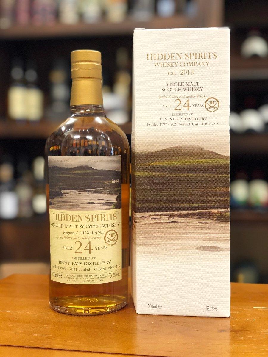 Hidden Spirits Ben Nevis - 24YO, Sansibar 10th Anniversary, 53.2% - 威士忌 - Scotland - Ben Nevis