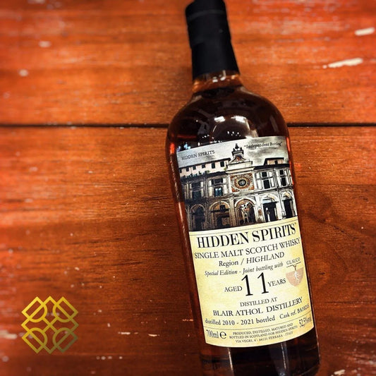 Hidden Spirits Blair Athol - 11YO, 52.5% - Scotch Whisky