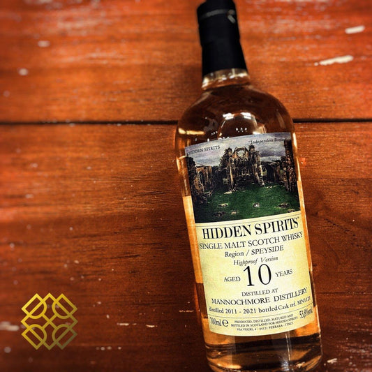 Hidden Spirits Mannochmore - 10YO, 53.8% - 威士忌 - Country_Scotland - Distillery_Mannochmore - hidden- - -