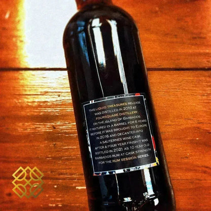 Liquid Treasures Foursquare - 10YO, 52.8% - Rum