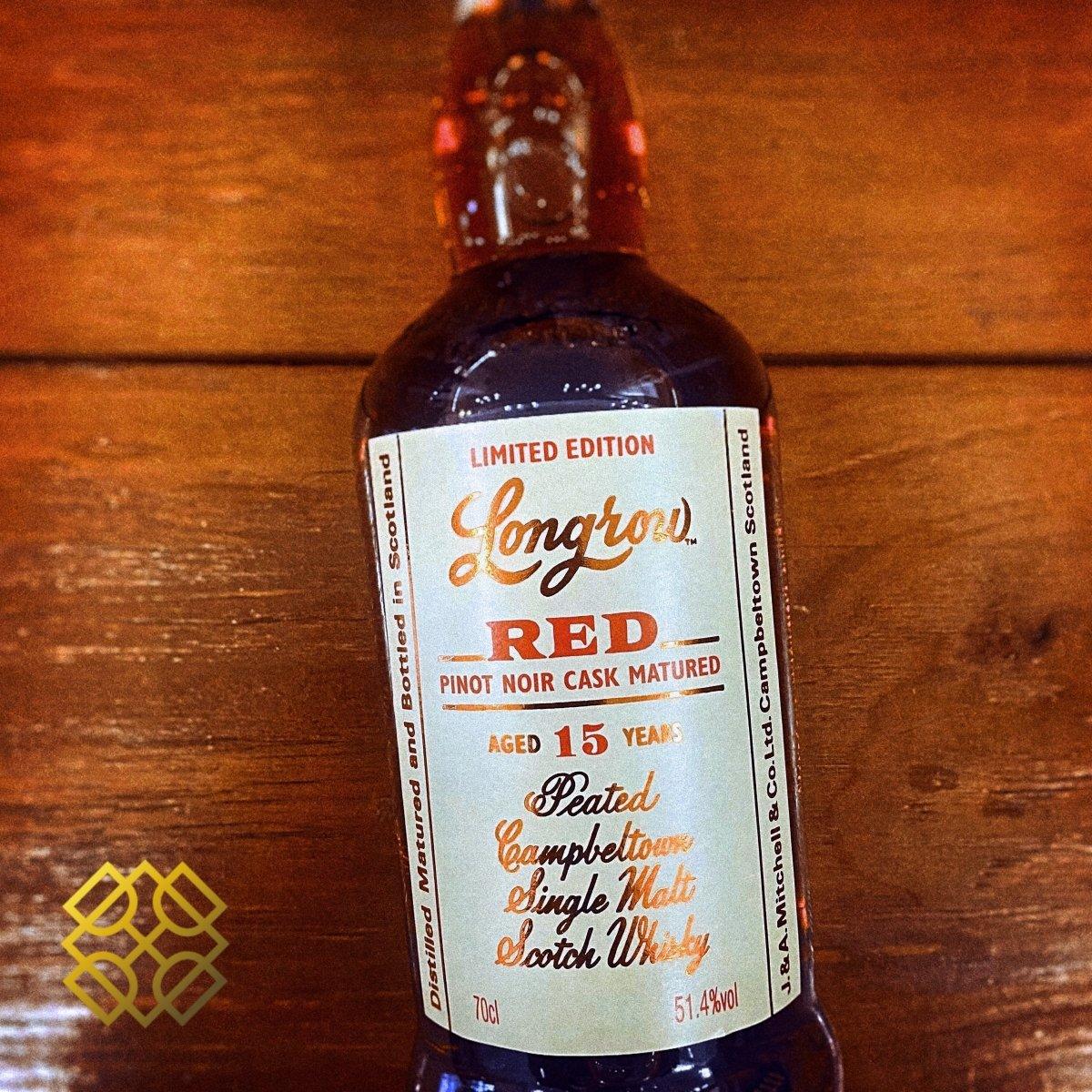 Longrow - Red, 15YO, Pinot noir cask, 51.4% (2022)  Type : Single malt whisky 威士忌
