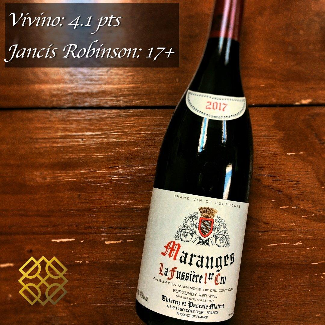 Maranges La Fussiere - 1er Cru Domaine Matrot 2017 (VV4.1, JR17+) - Red Wine - France - Country_France - Grape_Pinot Noir