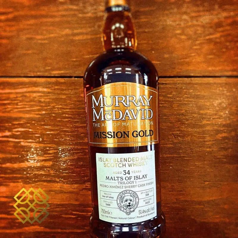 Murray McDavid - 34YO Islay Blended Malt, PX Sherry Finish, Trilogy I, 51.4% Type : Blended malt whisky 威士忌
