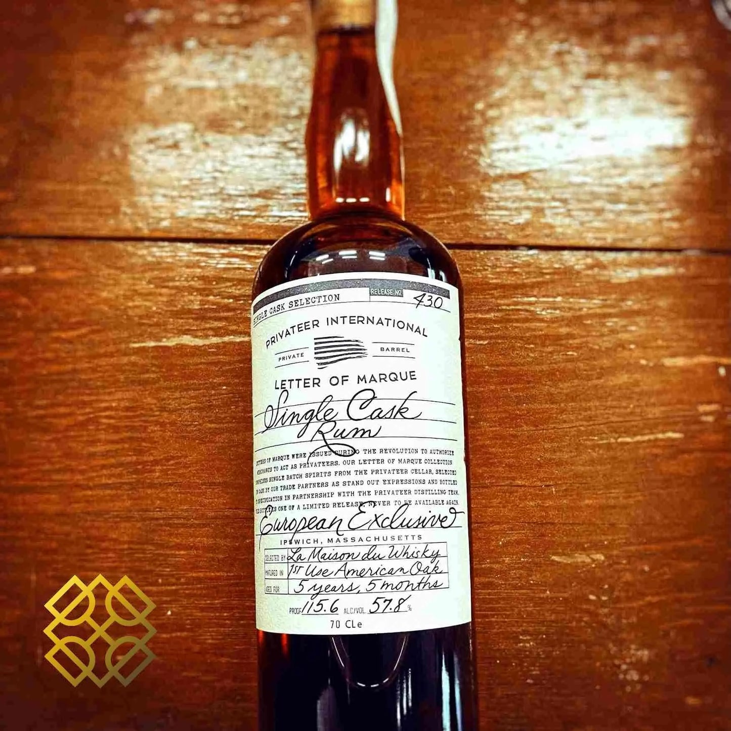 Privateer - 5YO, Selected by LMDW, Single Cask Rum #430, 57.8% - Rum