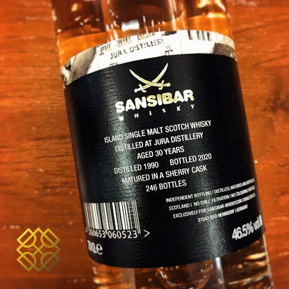 Sansibar Jura - 30YO, 10th Anniversary, 46.5% - Scotch Whisky