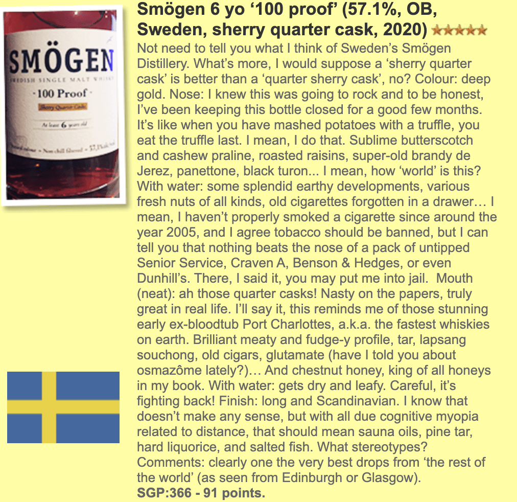 Smögen - 100 Proof, 6YO, Sherry quarter casks, 57.1%, Batch 2  - Other Whiskies - Country_Sweden - Distillery_Smögen 威士忌