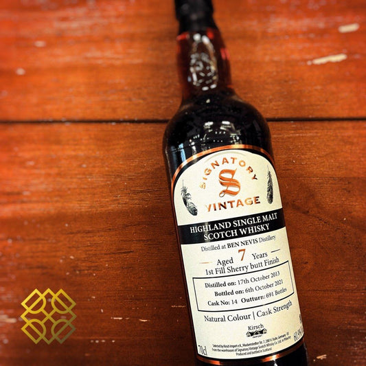 SV Ben Nevis - 7YO, 1st Fill Sherry finish, 2013/2021, 60.9% - 威士忌 - Country_Scotland - Distillery_Ben Nevis - hidden- - -