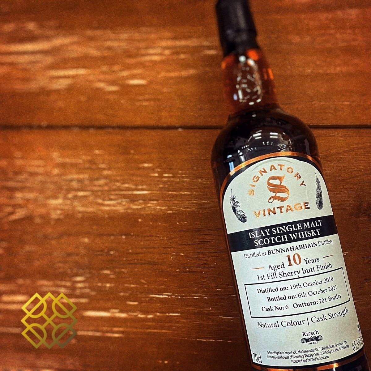 SV Bunnahabhain - 10YO, 2010/2021, 1st Fill Sherry Finish, 65.5%  Type : Single malt whisky