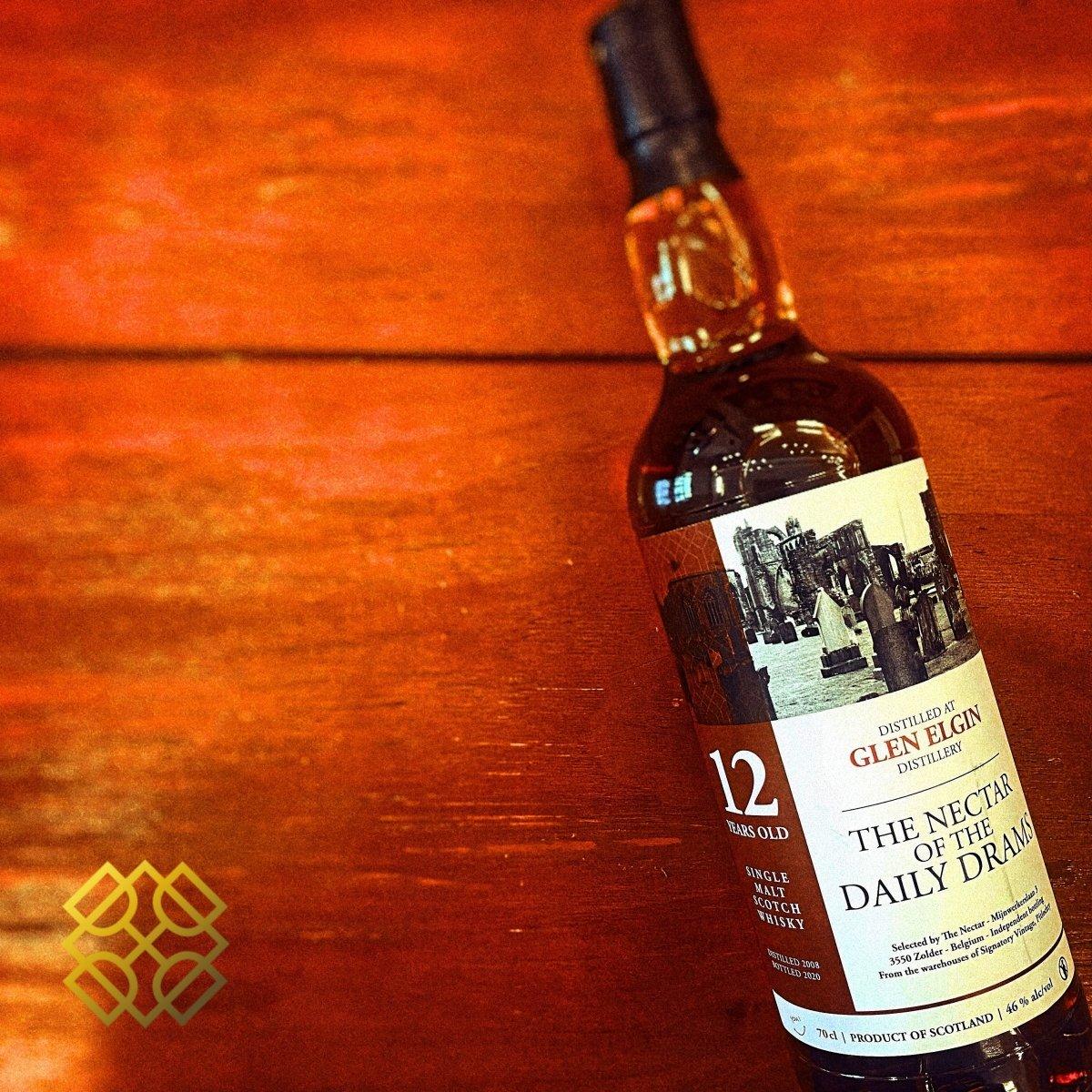 The Nectar Glen Elgin - 12YO, 2008/2020, 46%  Type: Single malt whisky