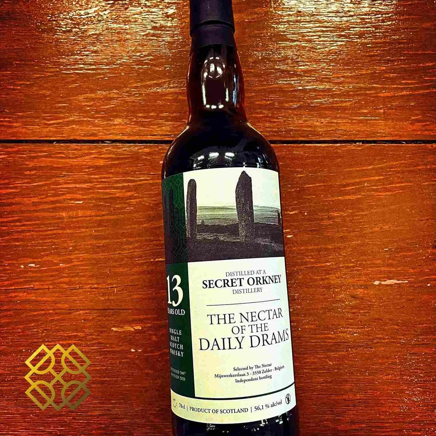 The Nectar of the Daily Drams Secret Orkney (Highland Park) - 13YO, 2007/2020, 56.1% - Scotch Whisky