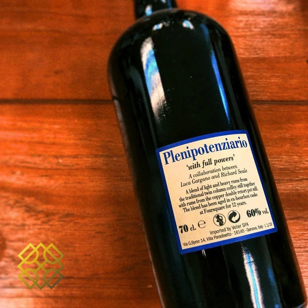 Velier Foursquare - Plenipotenziario 12YO Heavy & Light, 60% (WF90) - Rum