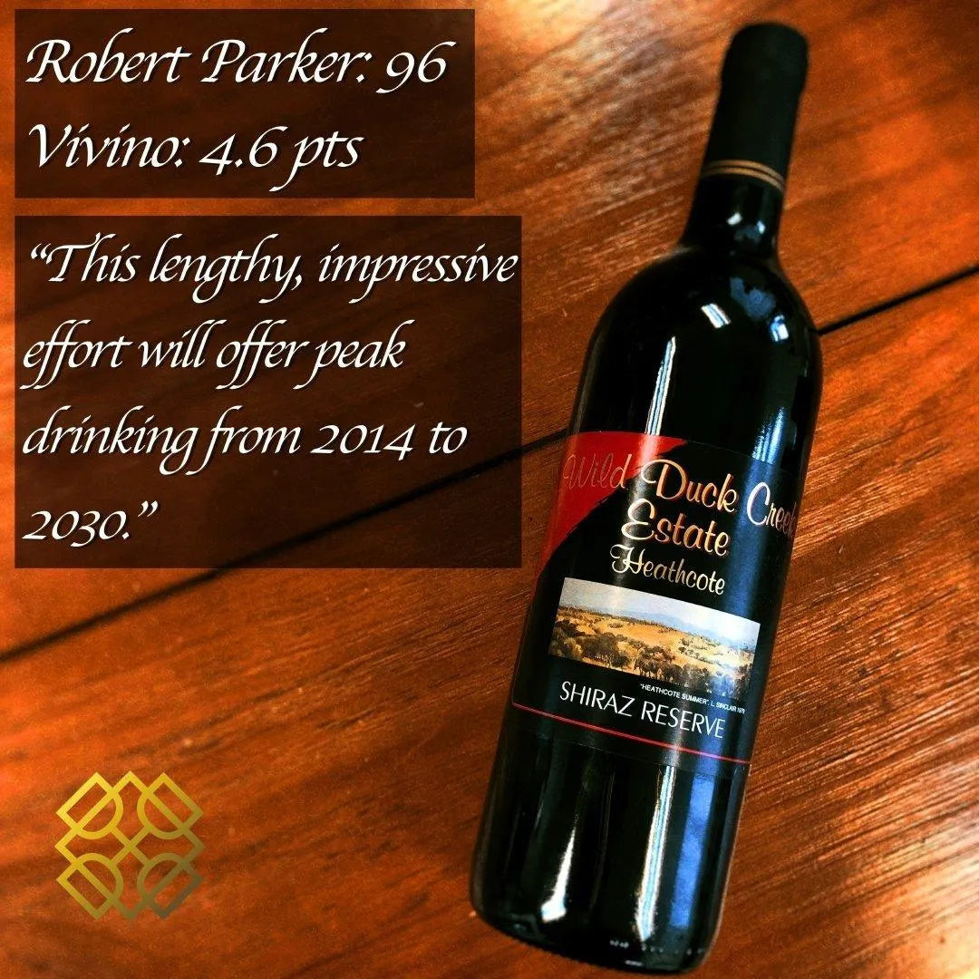 Wild Duck Creek Estate - Shiraz Reserve 2006 (Vivino 4.6, RP97) - Red Wine - Australia