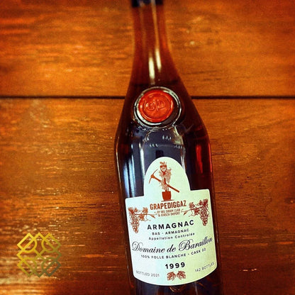 Wu Dram Clan Domaine de Baraillon - 22YO Armagnac, Grapediggaz, 1999/2021, 48% (WF90) - Armagnac