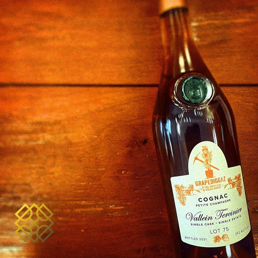 Vallein Tercinier - Lot 75 Cognac, Grapediggaz, 51.7%  Type : Single Cask Cognac